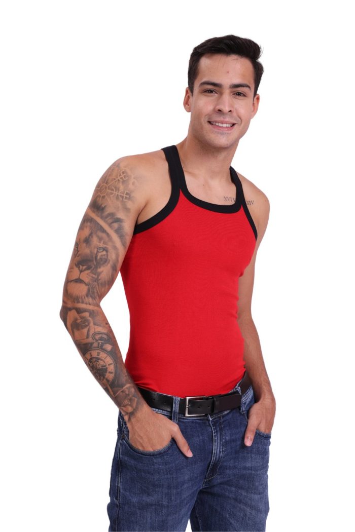 Eleva Gym Vest - Red/ puja